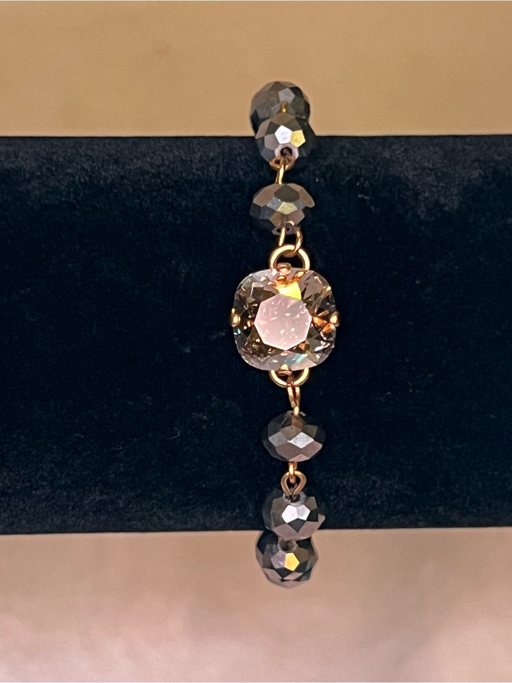 Victoria Lynn Centerpiece Crystal Bracelet